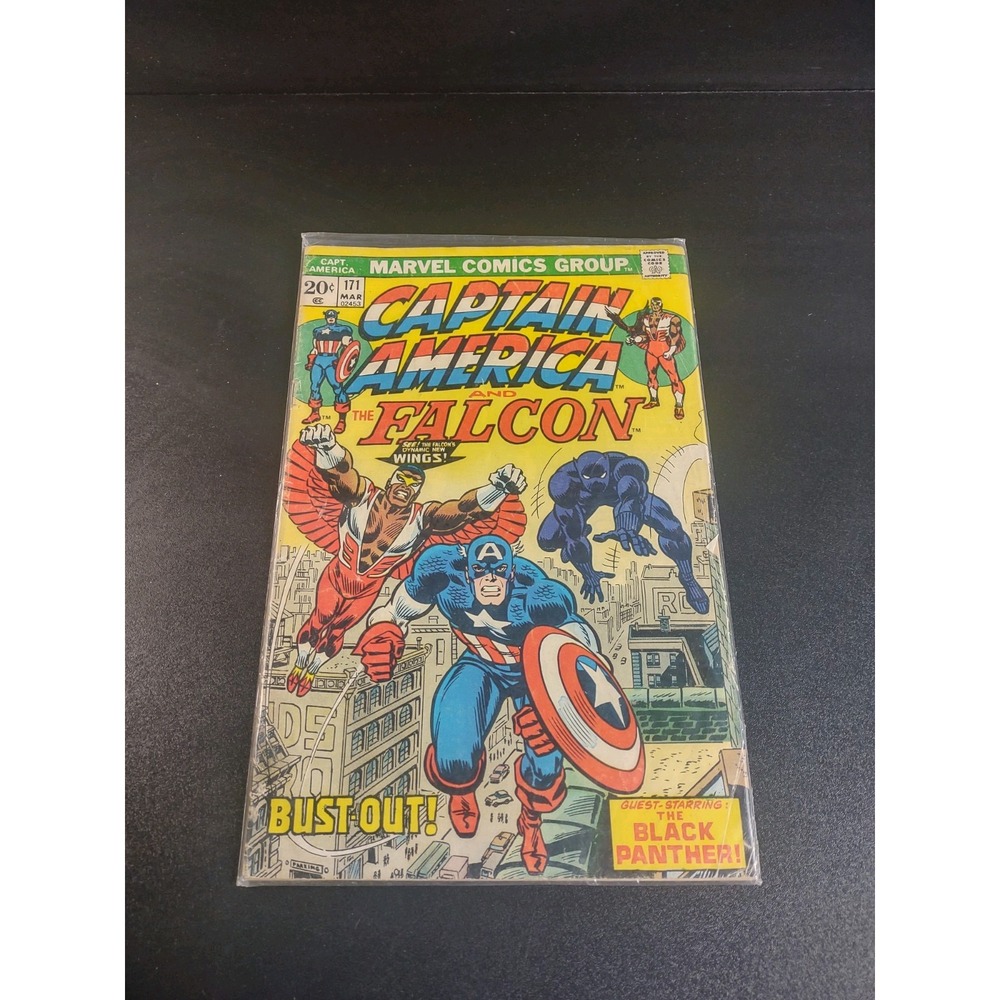 Captain America #171 F/VF Black Panther! Iron Man! Moonstone! Marvel 1974